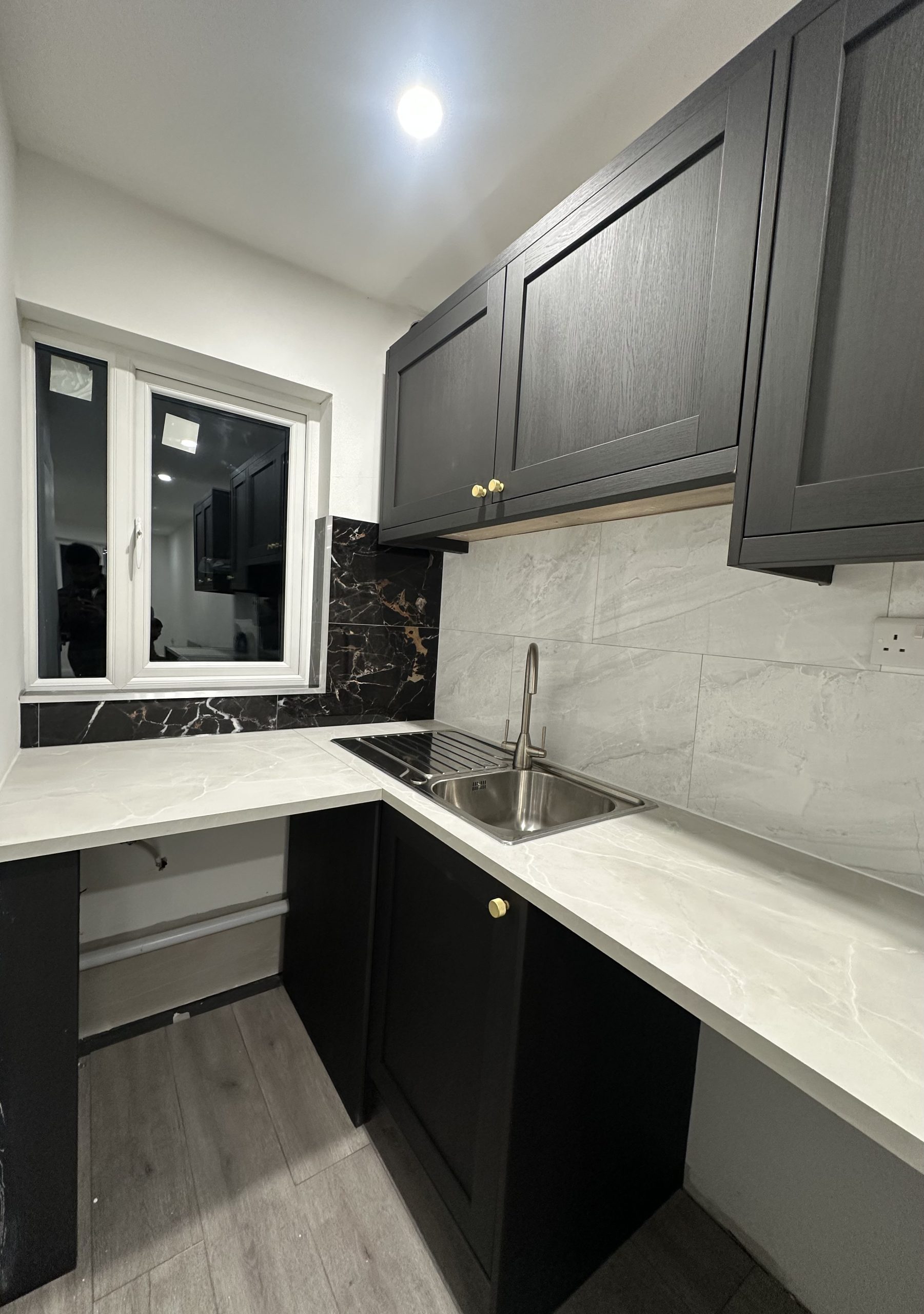 Modern kitchen renovation project