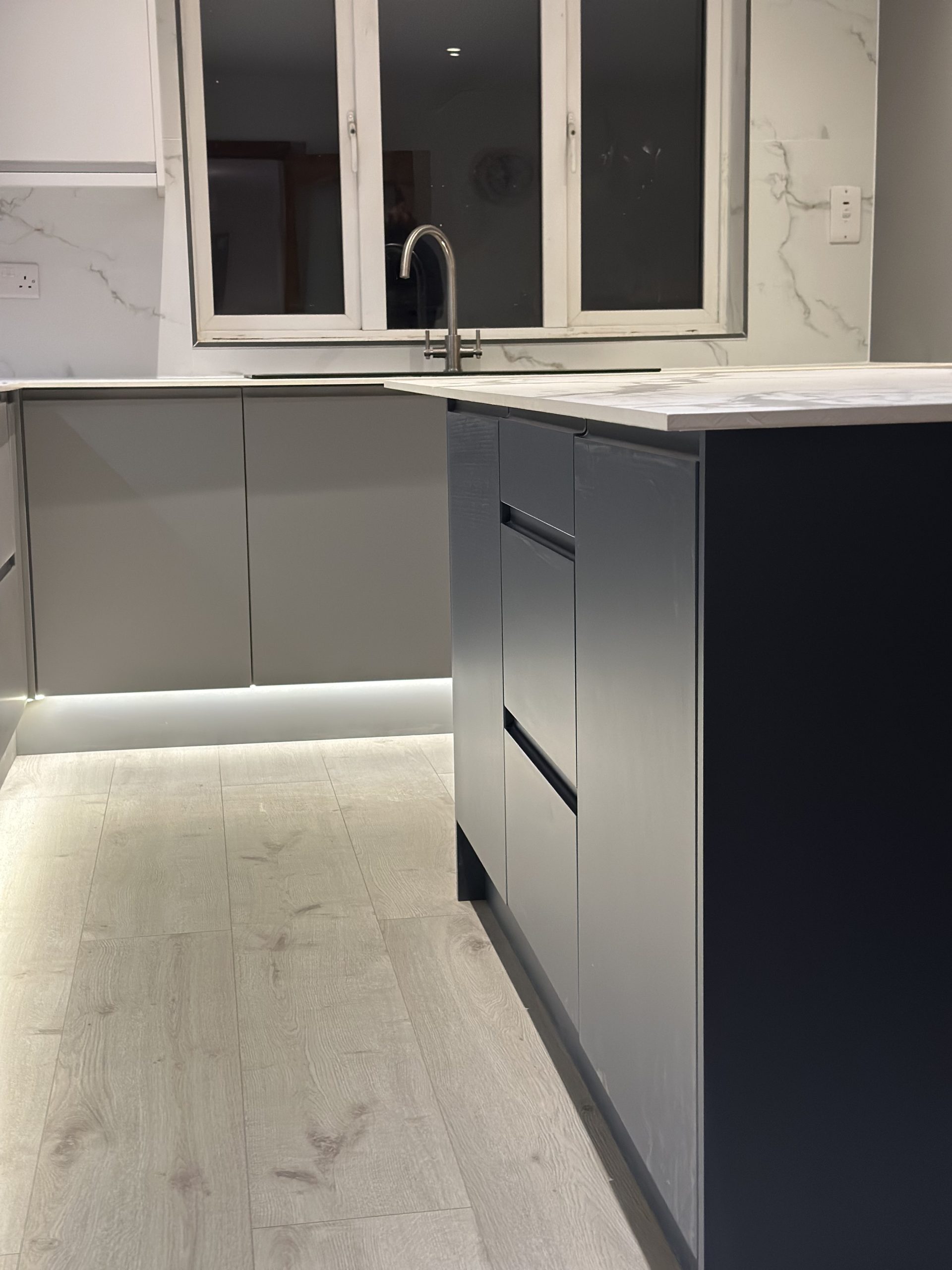 Modern home renovation project